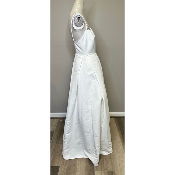 NWT Sachin & Babi Gwen crystal-embellished flared gown Size 2 $895 - Picture 9 of 11
